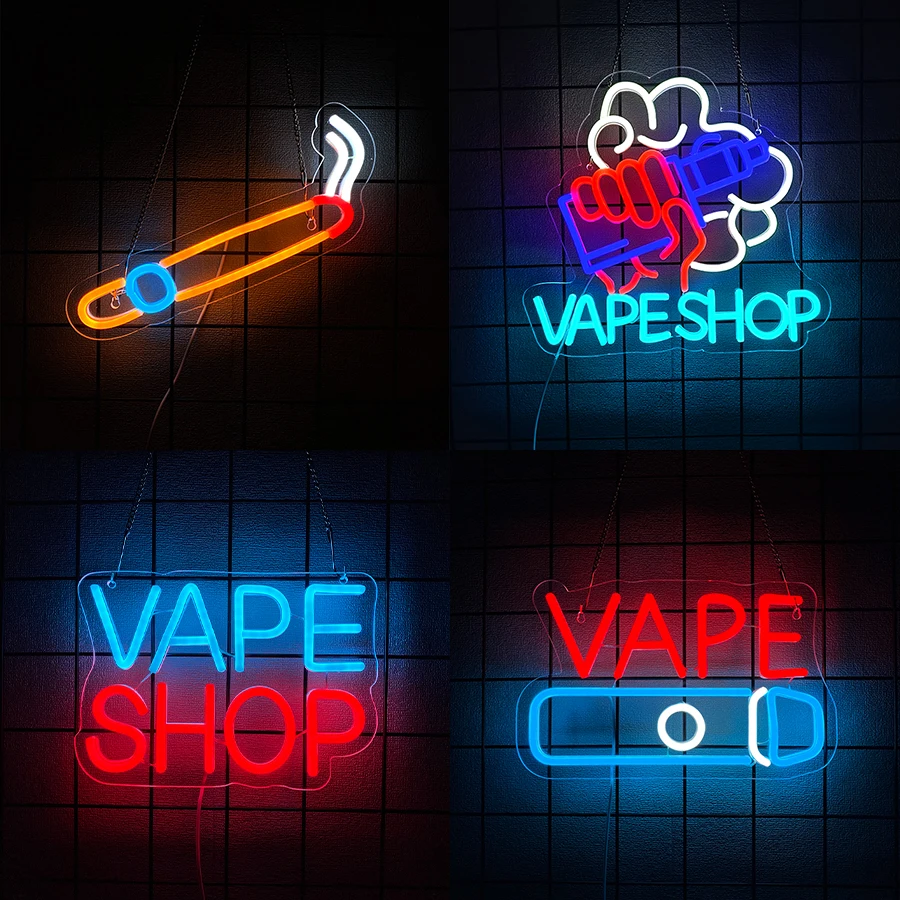 Vaping Store - Light Up Sign For Smoke Store,Smoking