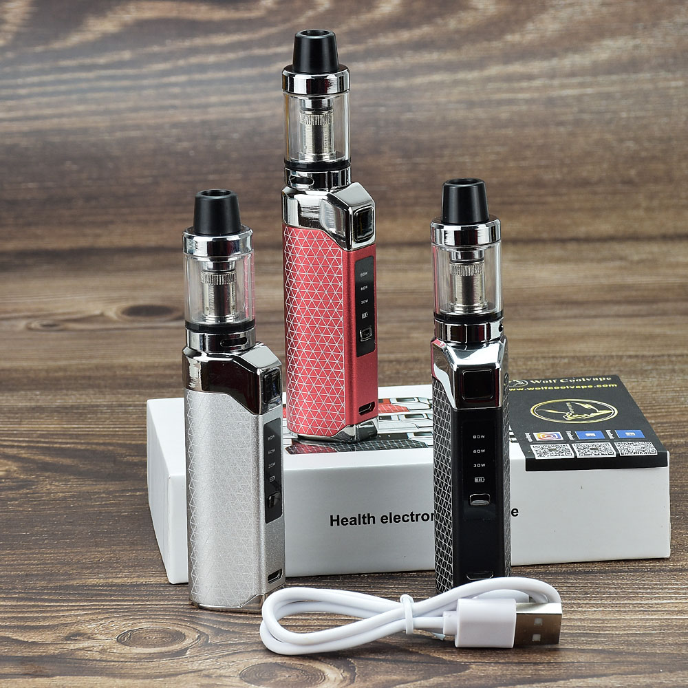 Vape Accessory - 80W Vape mod Starter Kit Box
