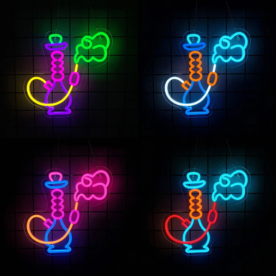 Vaping Shop - Hookah Neon Sign for Shisha Bars
