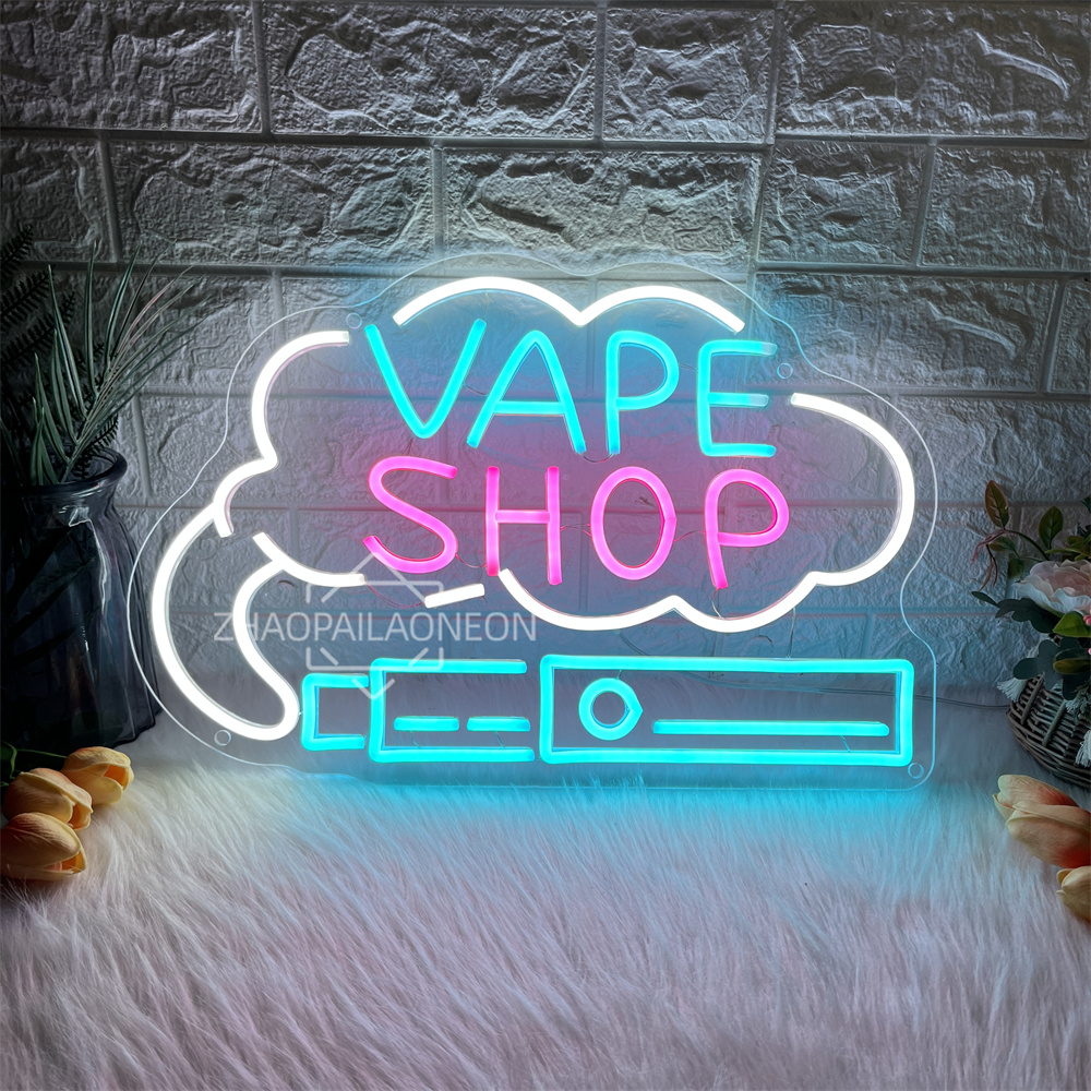 VAPE SHOP Led Neon Sign Wall R - Vaping Shop ulasan dan harga
