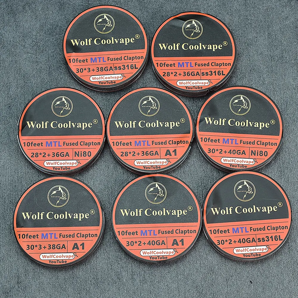 wolfcoolvape MTL Fused Clapton - Accessories For Vaping ulasan dan harga