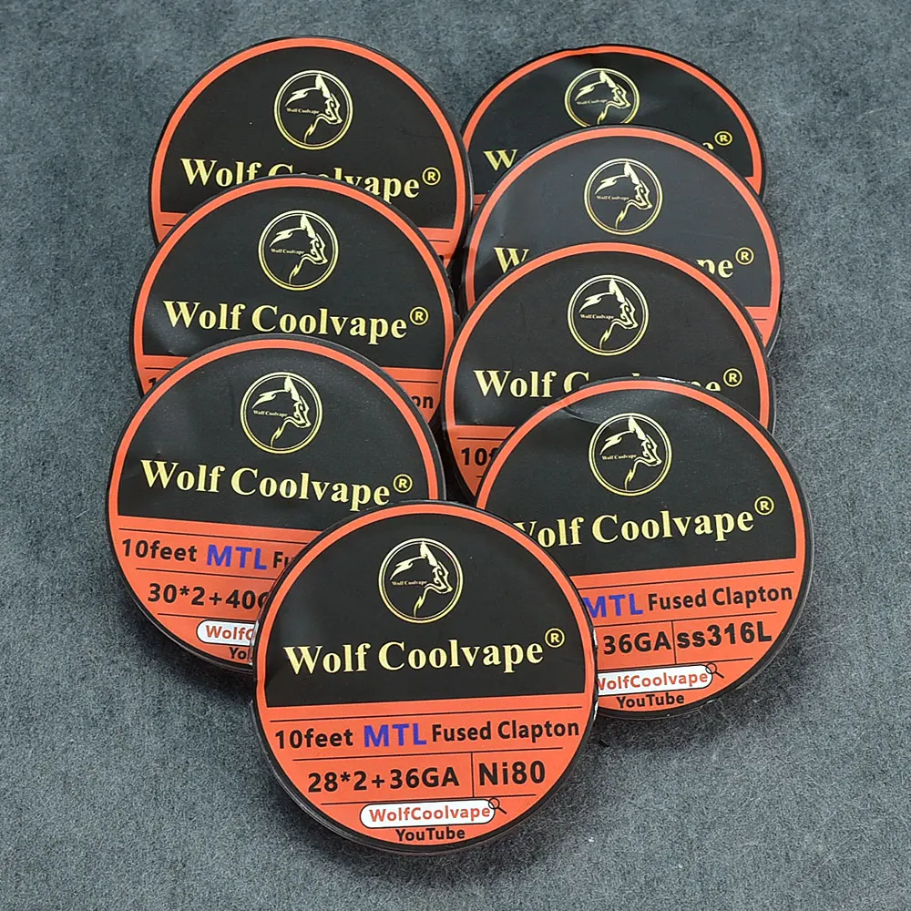 wolfcoolvape MTL Fused Clapton - Accessories For Vaping ulasan dan harga