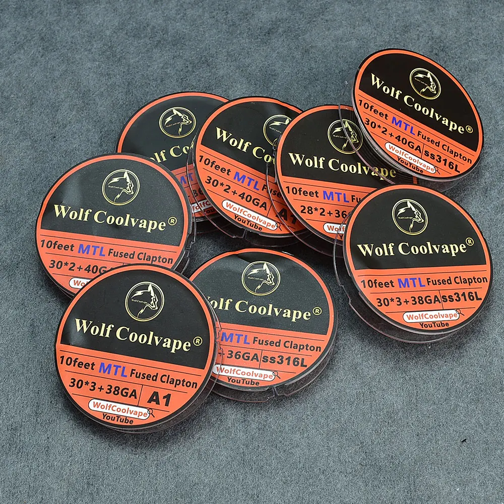wolfcoolvape MTL Fused Clapton - Accessories For Vaping ulasan dan harga