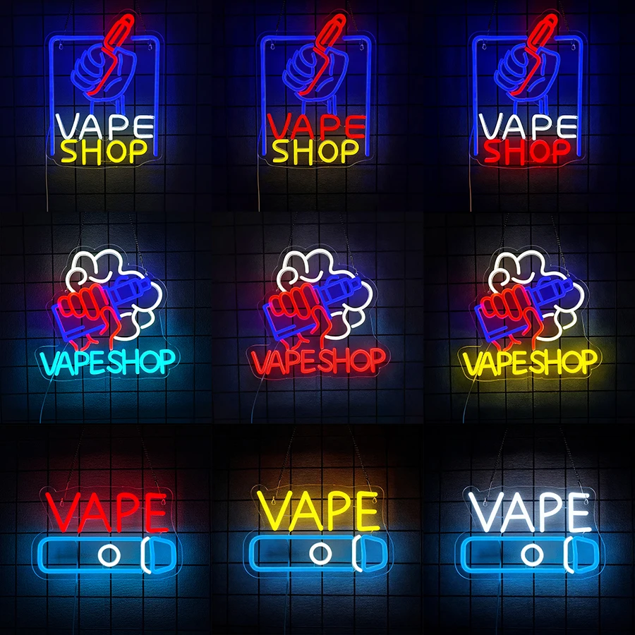 LED Neon Lights Business Windo - Vaping Store ulasan dan harga
