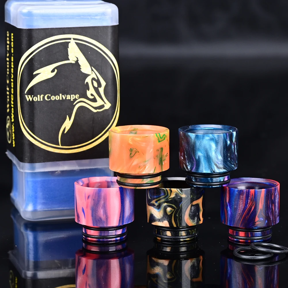 Wolfcoolvape 5PCS 810 Resin Dr - Drip Tip Resin ulasan dan harga