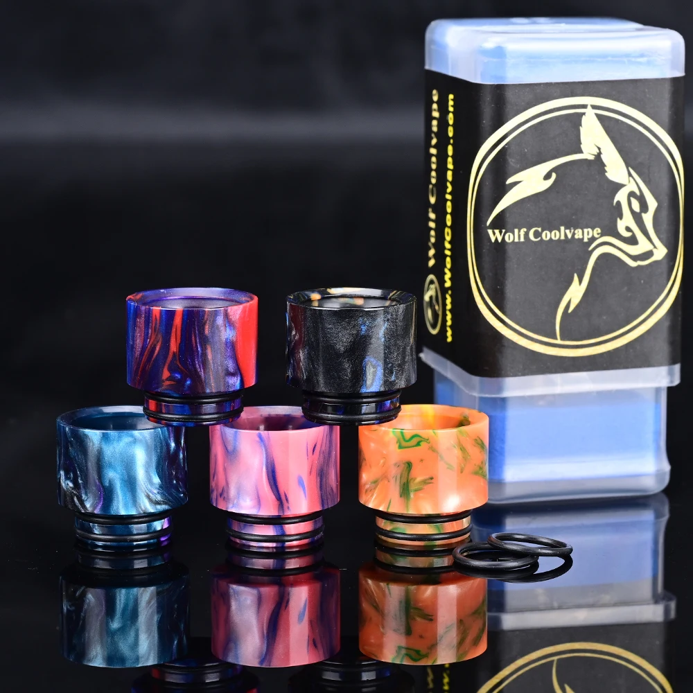 Wolfcoolvape 5PCS 810 Resin Dr - Drip Tip Resin ulasan dan harga