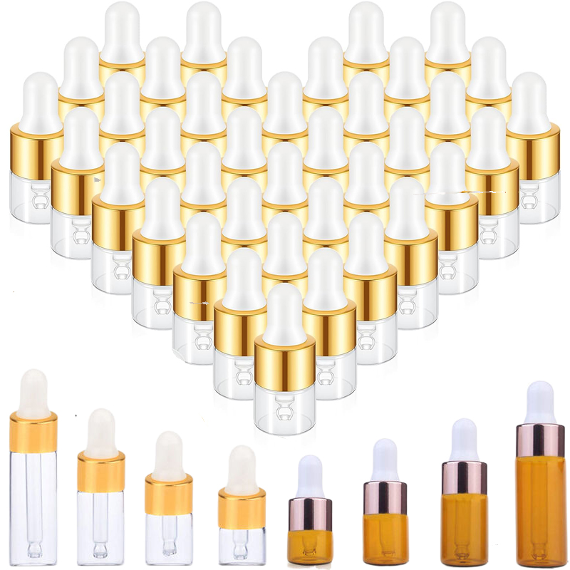 5Pcs 1ml/2ml/3ml/5ml Empty Gla - Juice Bottle Dropper ulasan dan harga