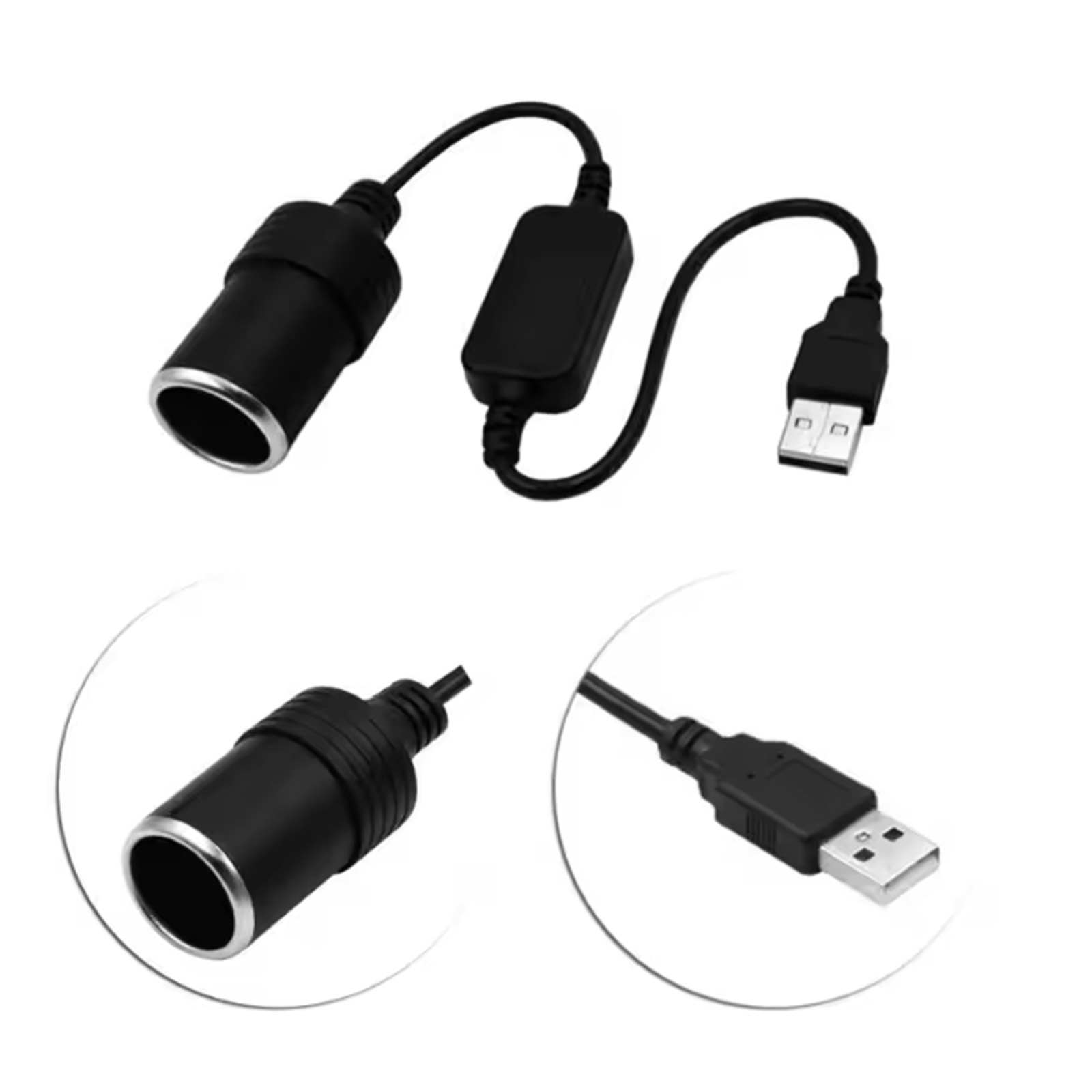 1pc 5V 2A USB To 12V Cigarette - Accessories For Vaping ulasan dan harga