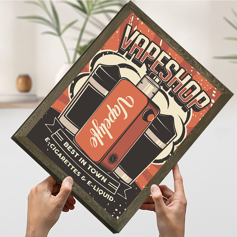 Vape Shop Printing Poster Pict - Vaping Shop ulasan dan harga