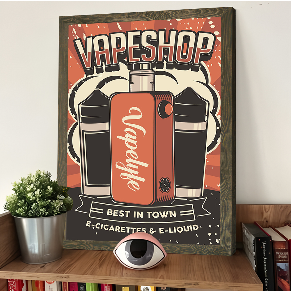 Vape Shop Printing Poster Pict - Vaping Shop ulasan dan harga
