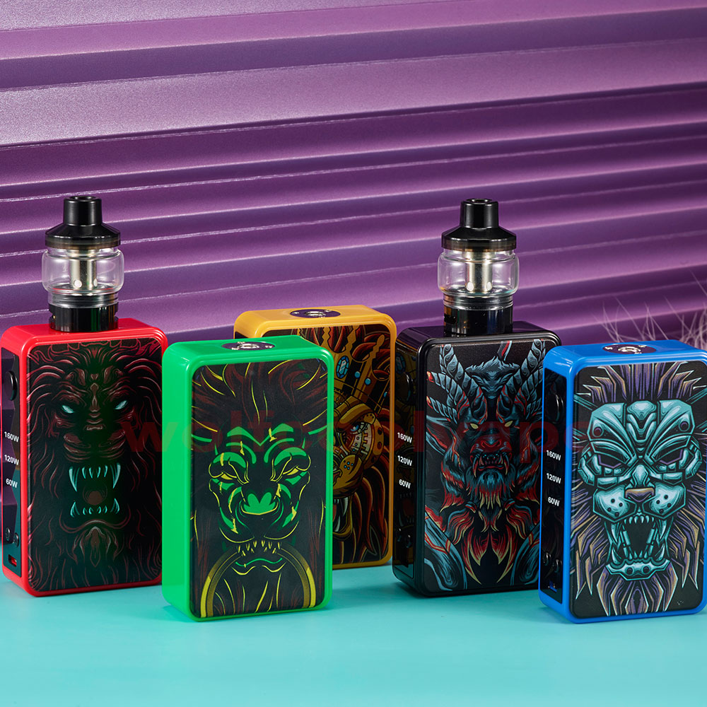 160W Box Mod Kit 60W/120W/160W - Vape Accessory ulasan dan harga