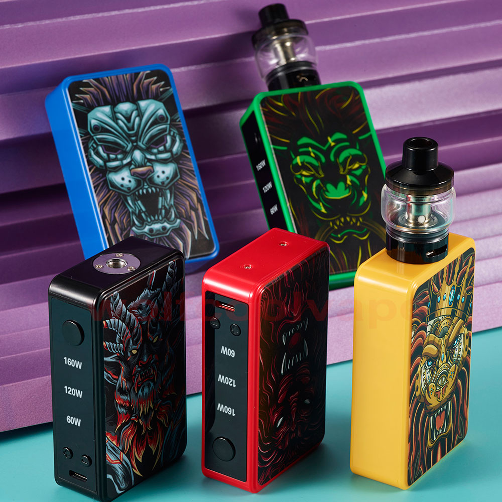 160W Box Mod Kit 60W/120W/160W - Vape Accessory ulasan dan harga