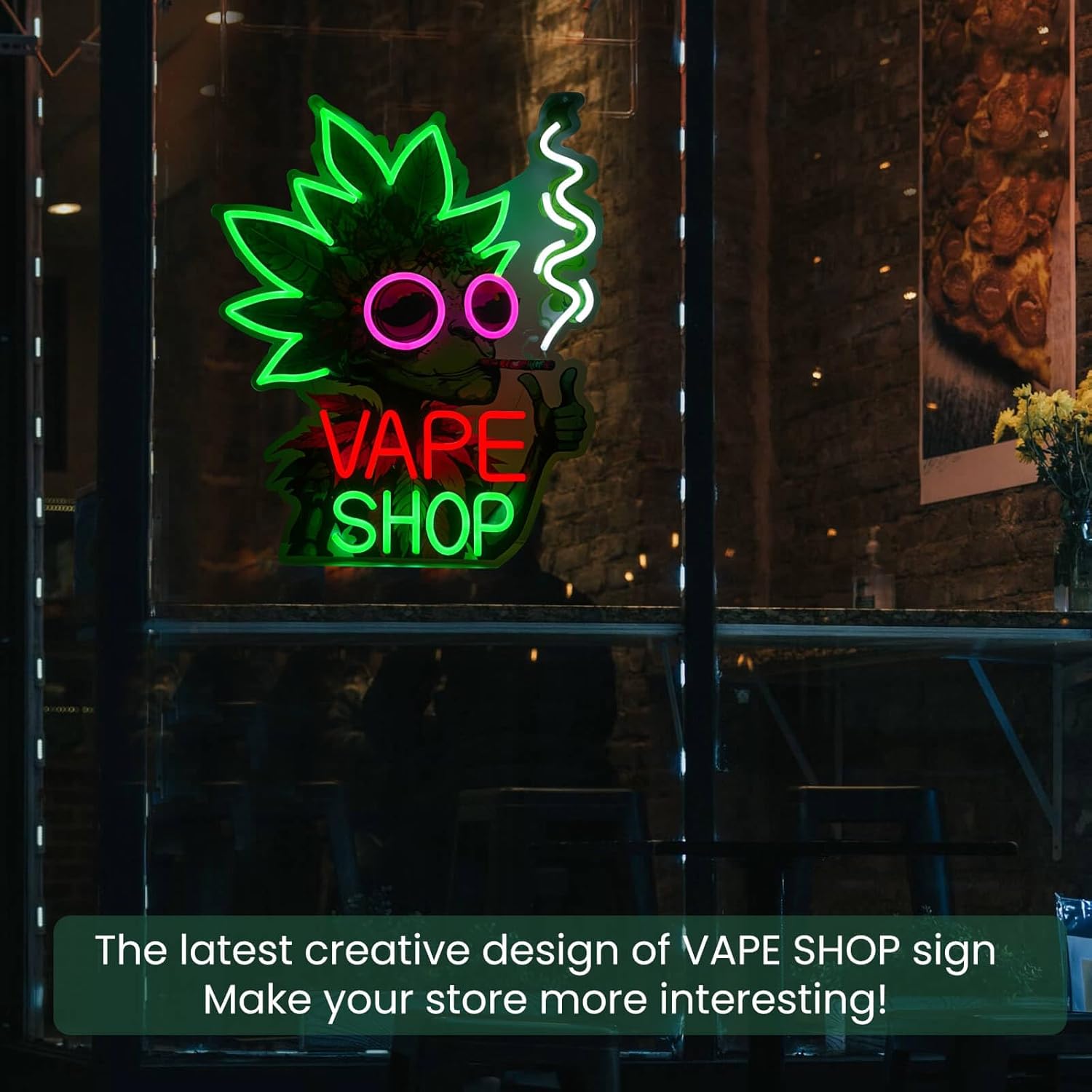VAPE SHOP Neon Sign Business A - Vaping Store ulasan dan harga