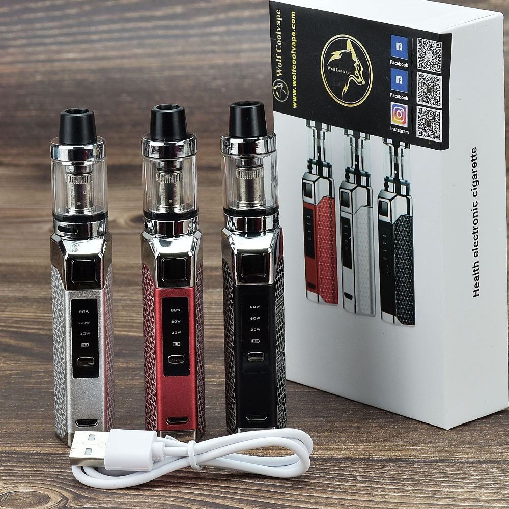 80W Vape mod Starter Kit Box M - Vape Accessory ulasan dan harga