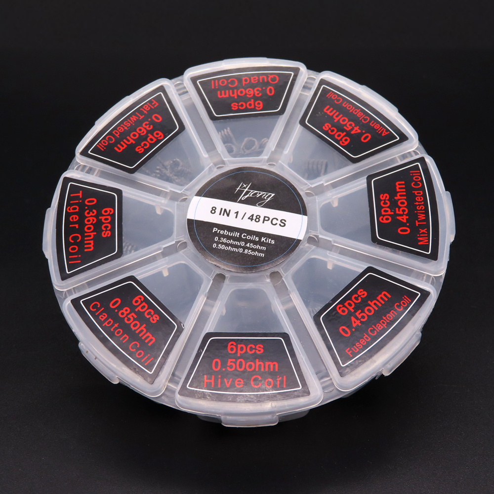 48pcs/set Premade Coils RTA RD - Vaping Area ulasan dan harga