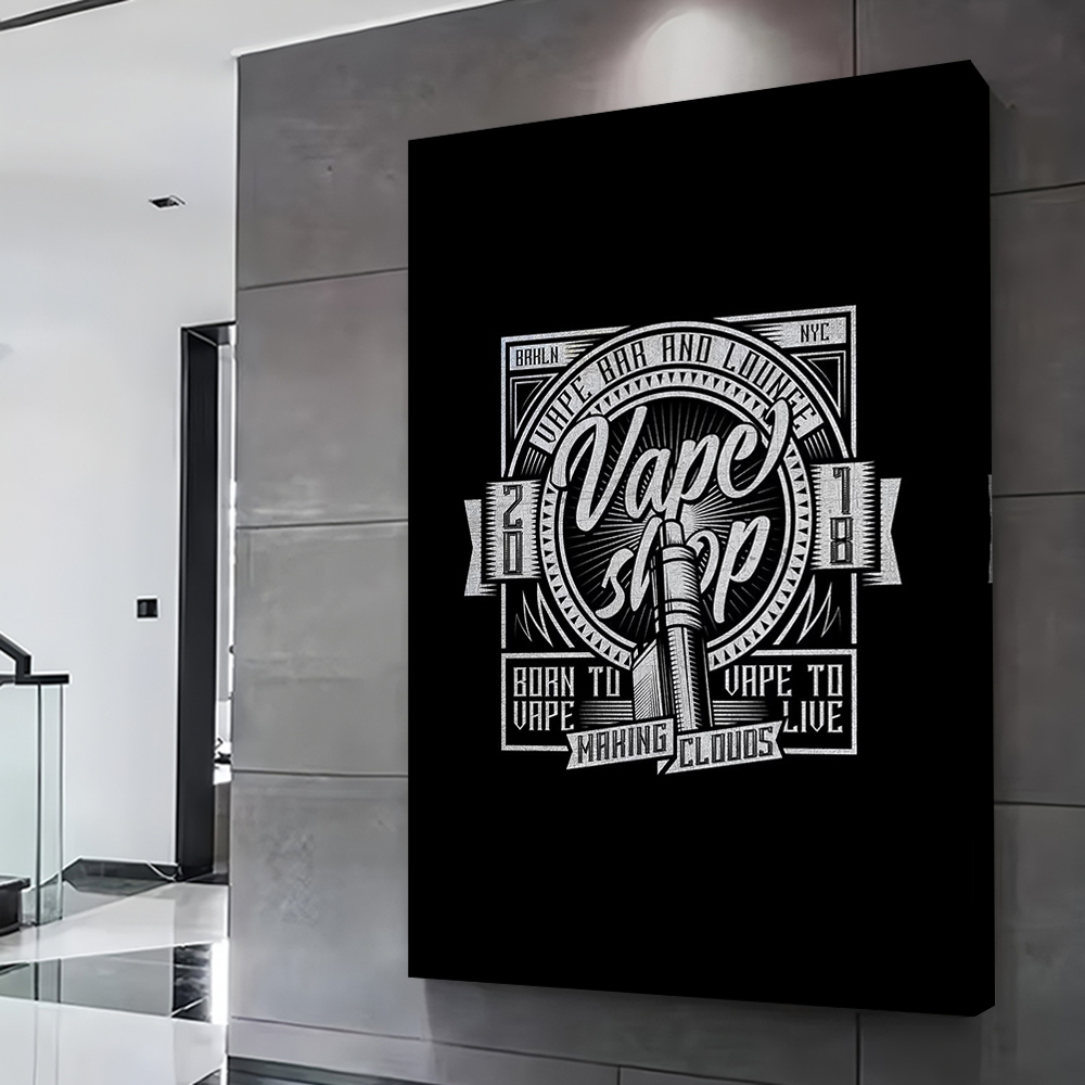 Vape Shop Printing Poster Pict - Vaping Shop ulasan dan harga