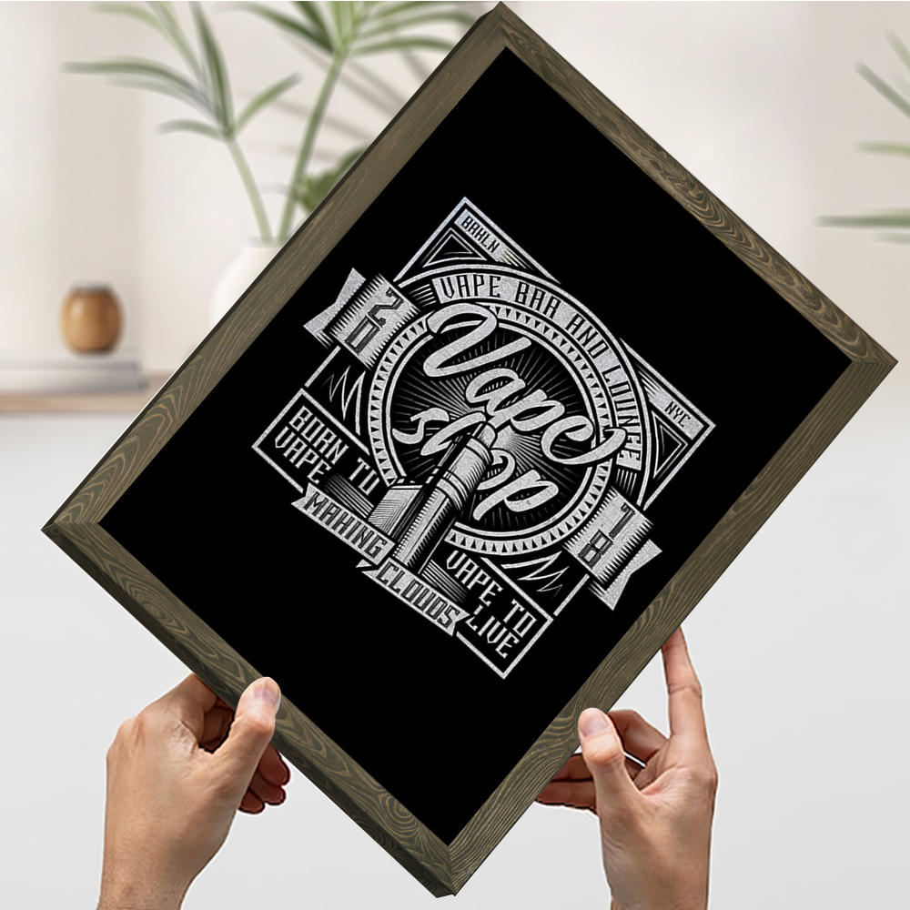 Vape Shop Printing Poster Pict - Vaping Shop ulasan dan harga