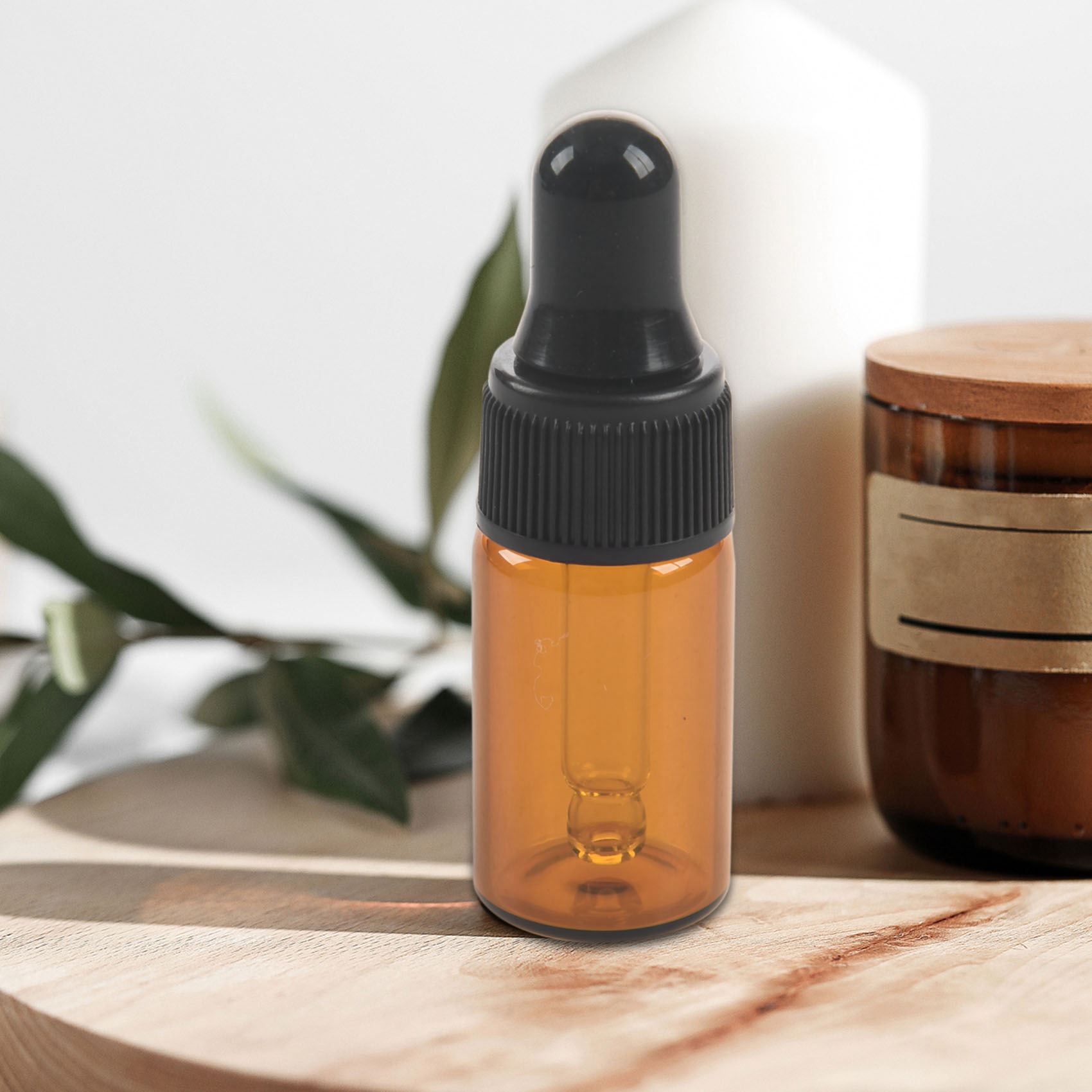 10pcs 3ml Empty brown Glass Dr - Juice Bottle Dropper ulasan dan harga